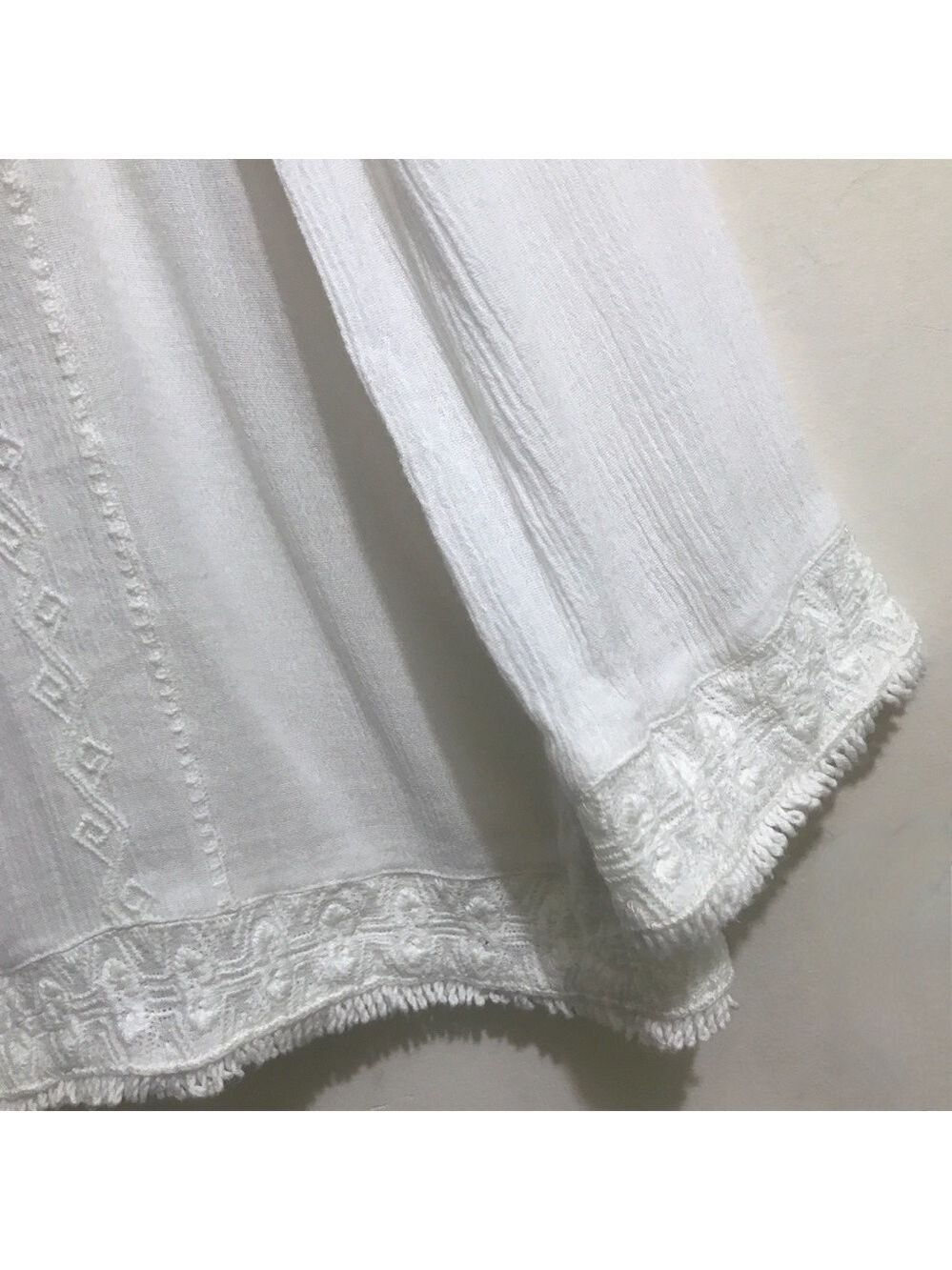 Caslon Long Sleeve Slip Over Blouse w/ Embroidery - Picture 10 of 12